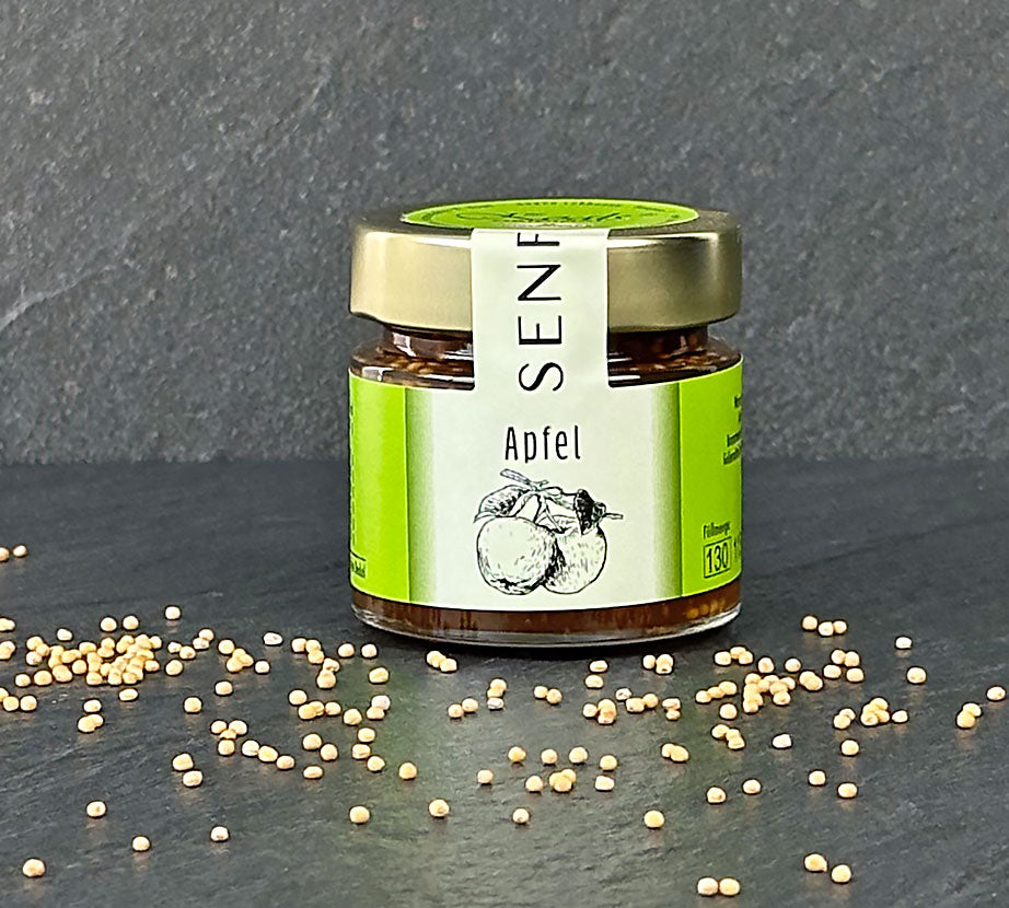 Apfel Senf 115 ml Glas