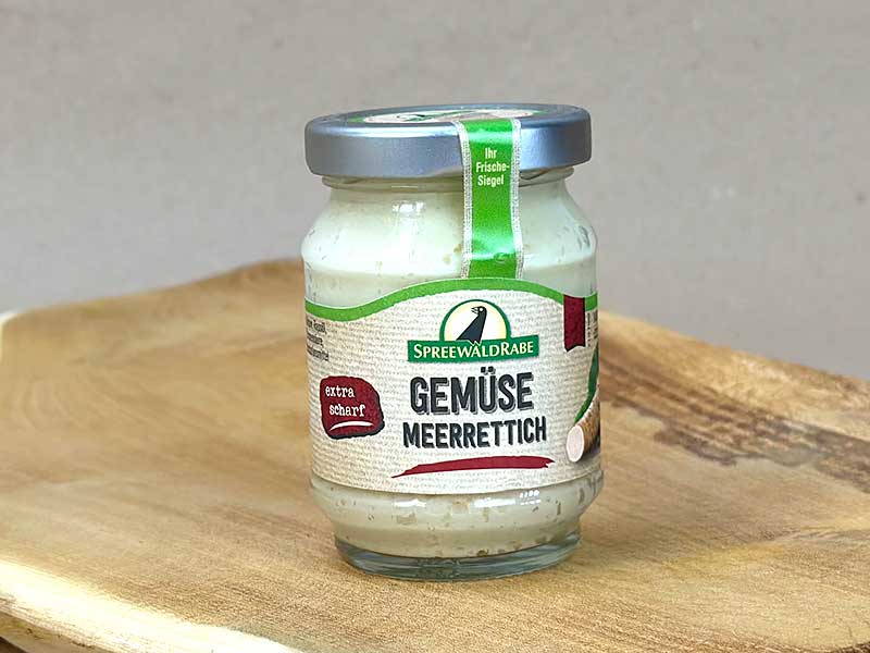 Gemüse Meerrettich im Glas von Spreewald Rabe