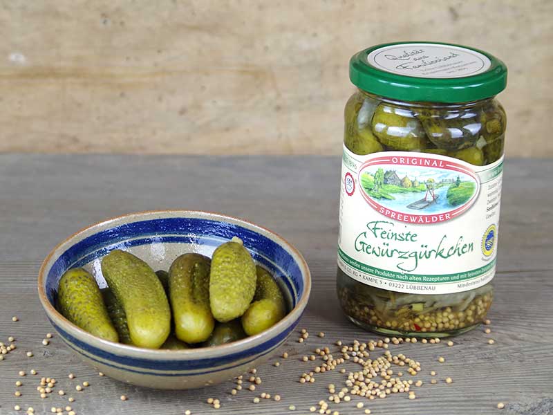 Gewürzgurken im Glas von Krügermann