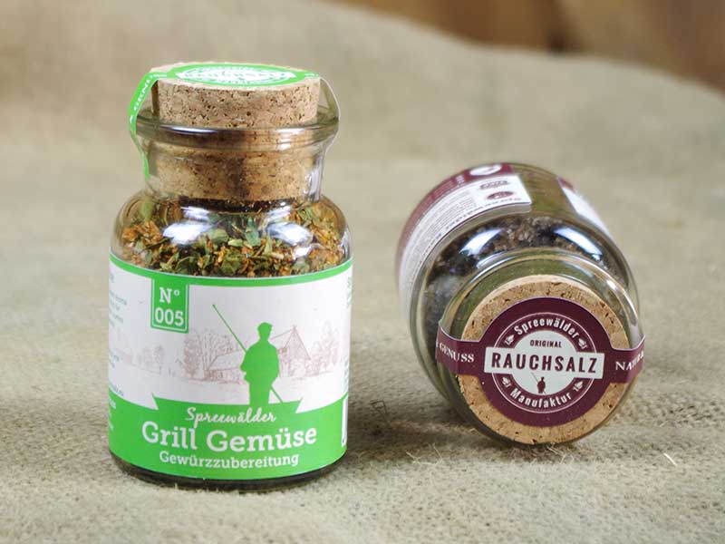 Grill Gemüse Gewürz im Korkglas