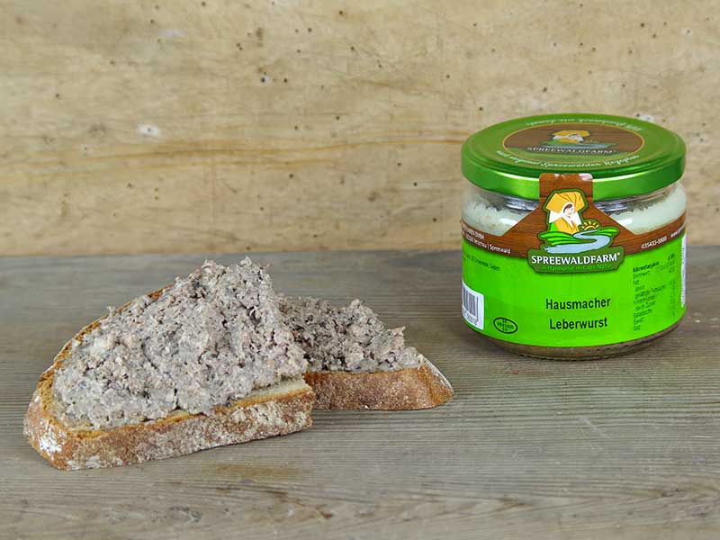 Spreewaldfarm Hausmacher Leberwurst im Glas