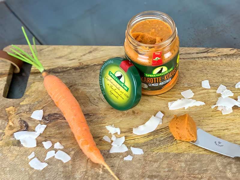 Rabe Karotte Kokos Aufstrich vegan