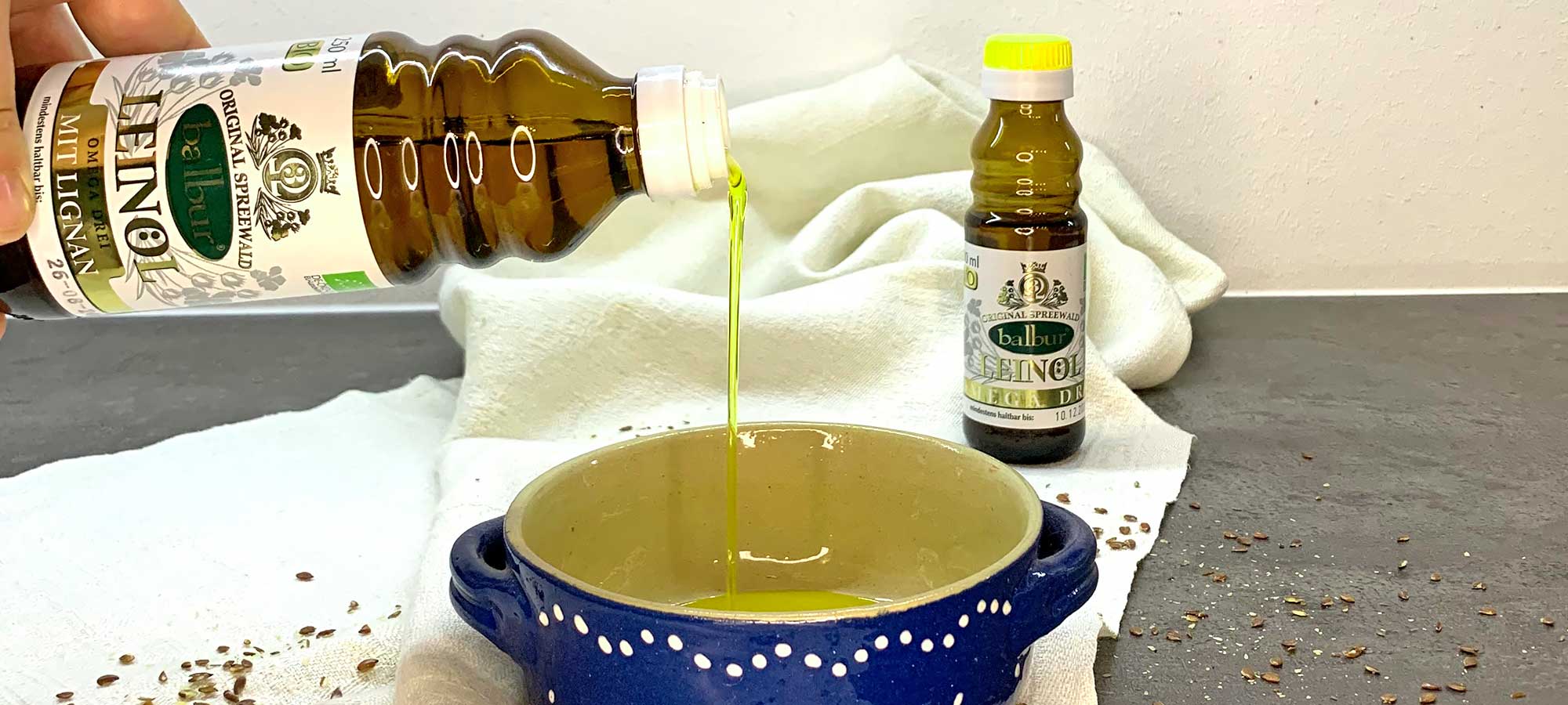 Leinöl frisch und nussig