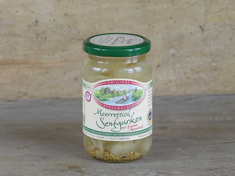 Krügermann Meerrettich Senfgurken