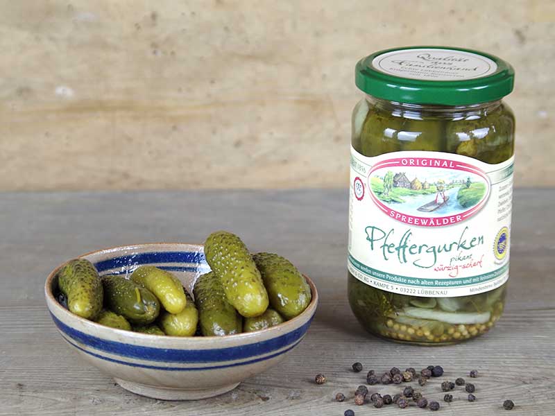 Pfeffergurken im Glas von Krügermann