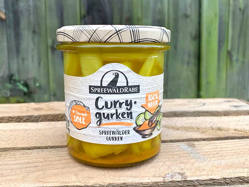 Spreewald Rabe Premium Currygurken