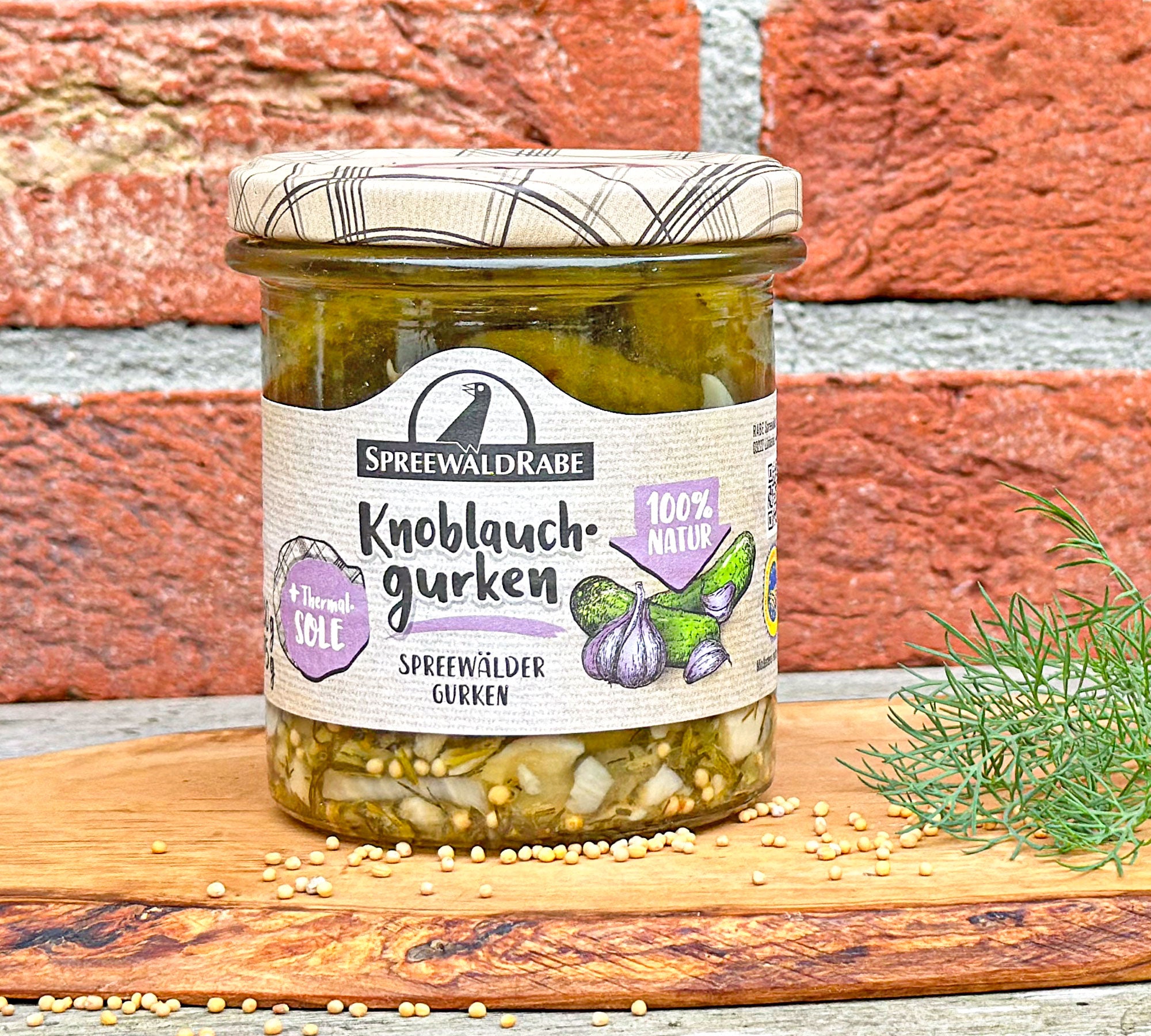 Spreewald Rabe Premium Knoblauchgurken
