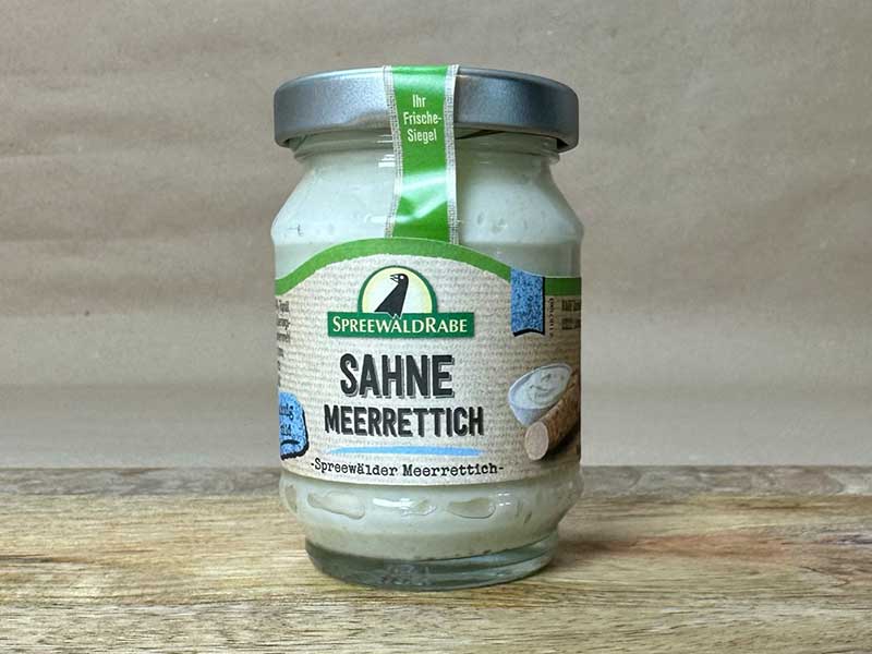 Sahne Meerrettich im Glas von Spreewald Rabe