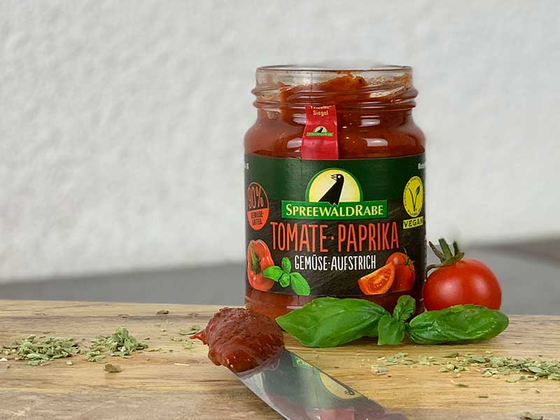 Rabe Tomate Paprika Aufstrich vegan
