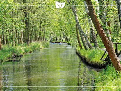 Grußkarte Spreewald, Motiv Vorderseite
