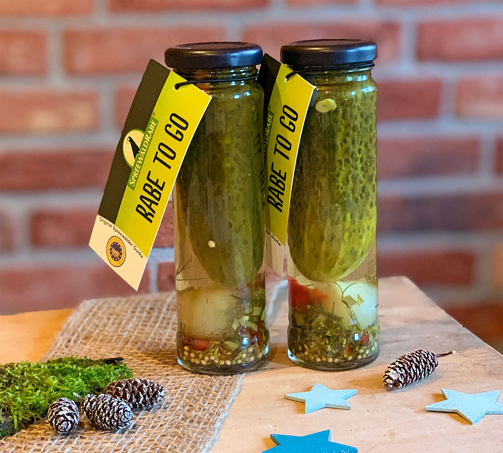 Gurke to Go als Geschenk zu Weihnachten
