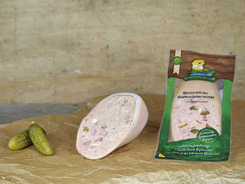 Produkte Spreewaldfarm Gurkenleberwurst
