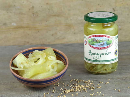 Krügermann Honiggurken dekoriert