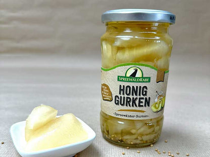 Honiggurken im Glas von Spreewald Rabe