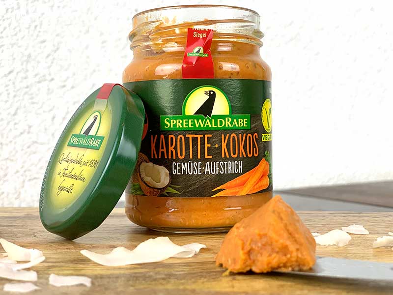 Karotte Kokos Aufstrich von Spreewald Rabe