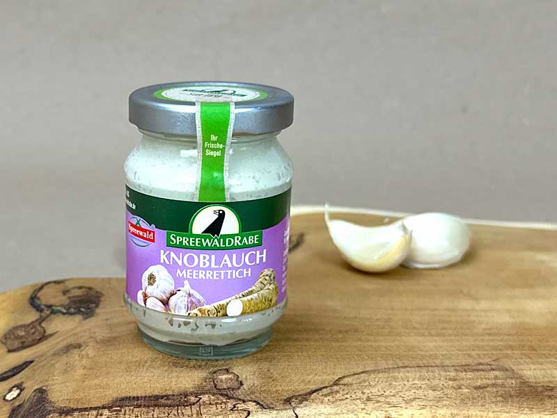 Knoblauch Meerrettich im Glas von Spreewald Rabe