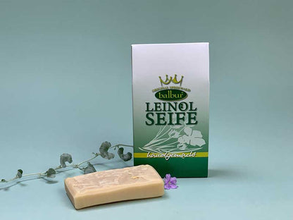 Leinöl Seife aus der Ölmühle Ballaschk