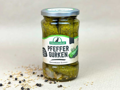 Pfeffergurken im Glas von Spreewald Rabe