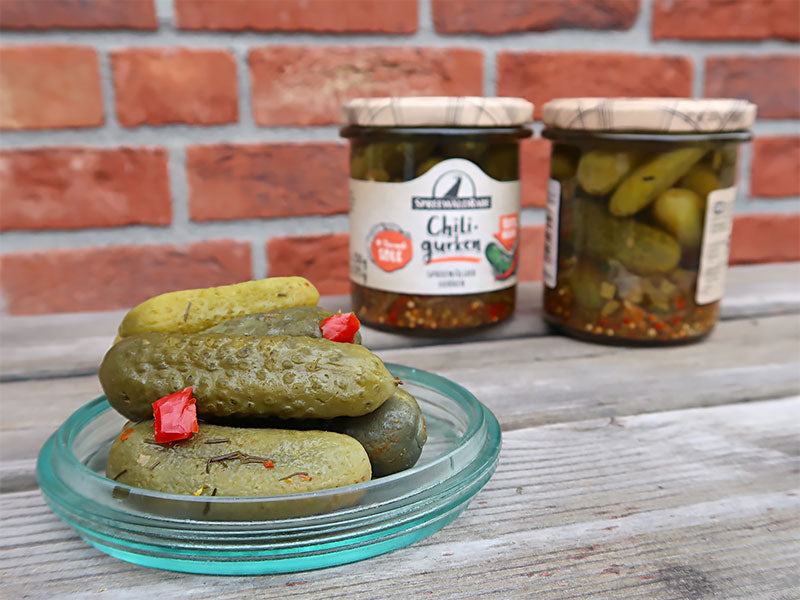 Premium Chiligurken 330 g – Würziger Genuss aus dem Spreewald ...