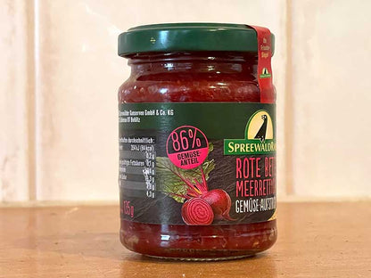 Rabe Rote Bete Meerrettich Aufstrich vegan mit 86% Gemüseanteil