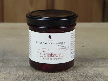 Mea Rosa Sauerkirsche und Vanilla Tahantitis Konfitüre Konfitüre