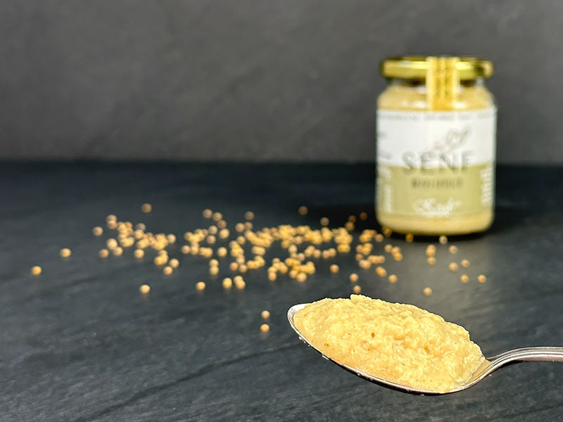 Koal´s Meerrettich Senf Glas geöffnet