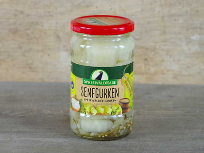 Senfgurken im Glas von Spreewald Rabe